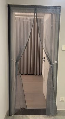 B2B wholesale Embroided Net Home Magnetic Mesh Door Curtain Anti Mosquitos Door